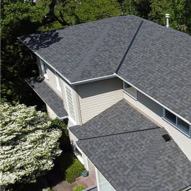 Residential home roofed by McGuire Roofing